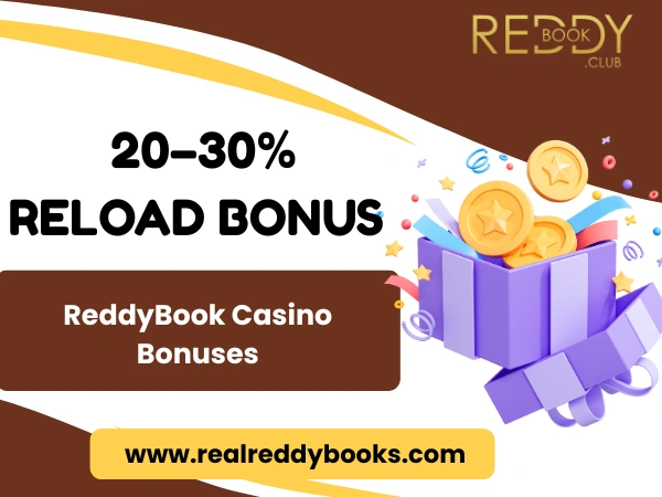 ReddyBook Casino Bonuses