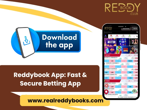 Reddybook App Fast & Secure Betting App