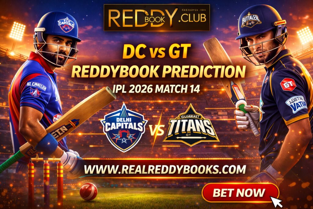 DC vs GT Reddybook Prediction, IPL 2026 Match 14 Preview
