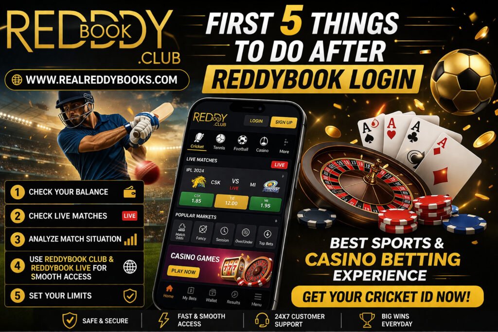 First 5 Things to Do After Reddy book Login