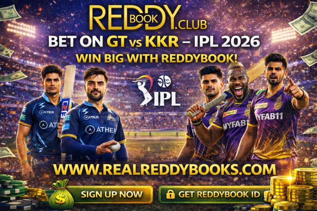GT vs KKR Reddybook Fantasy Team and Match 25th Prediction IPL 2026