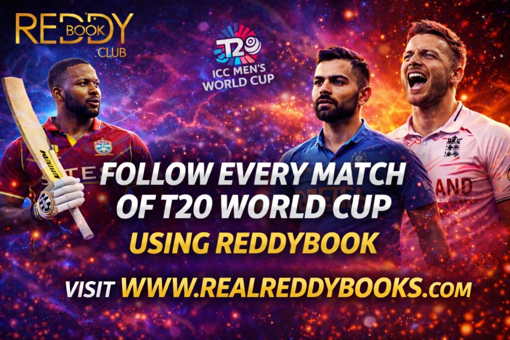How to Follow Matches on Reddybook in the T20 World Cup