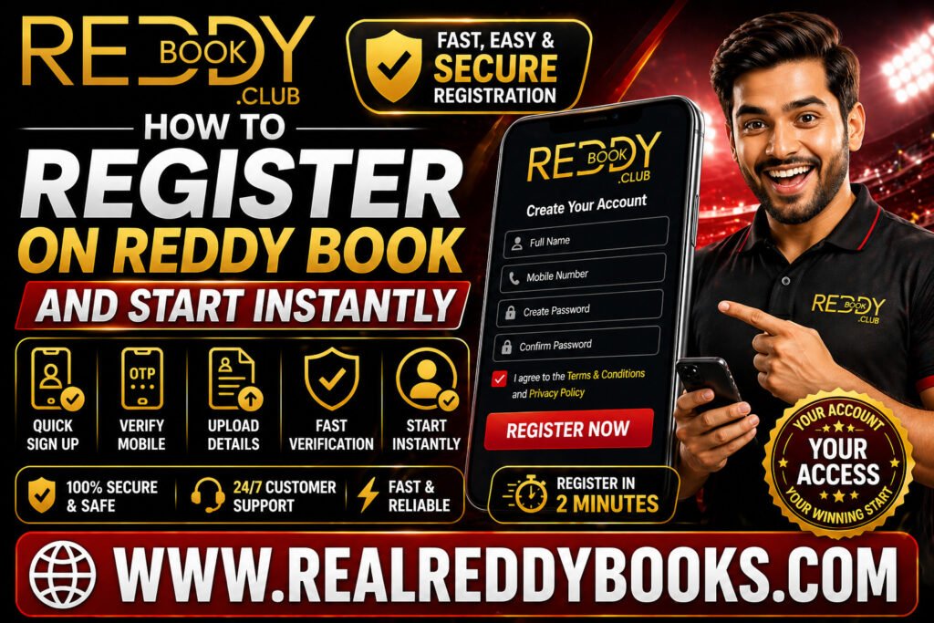 How to Register on Reddy Book and Start Instantly