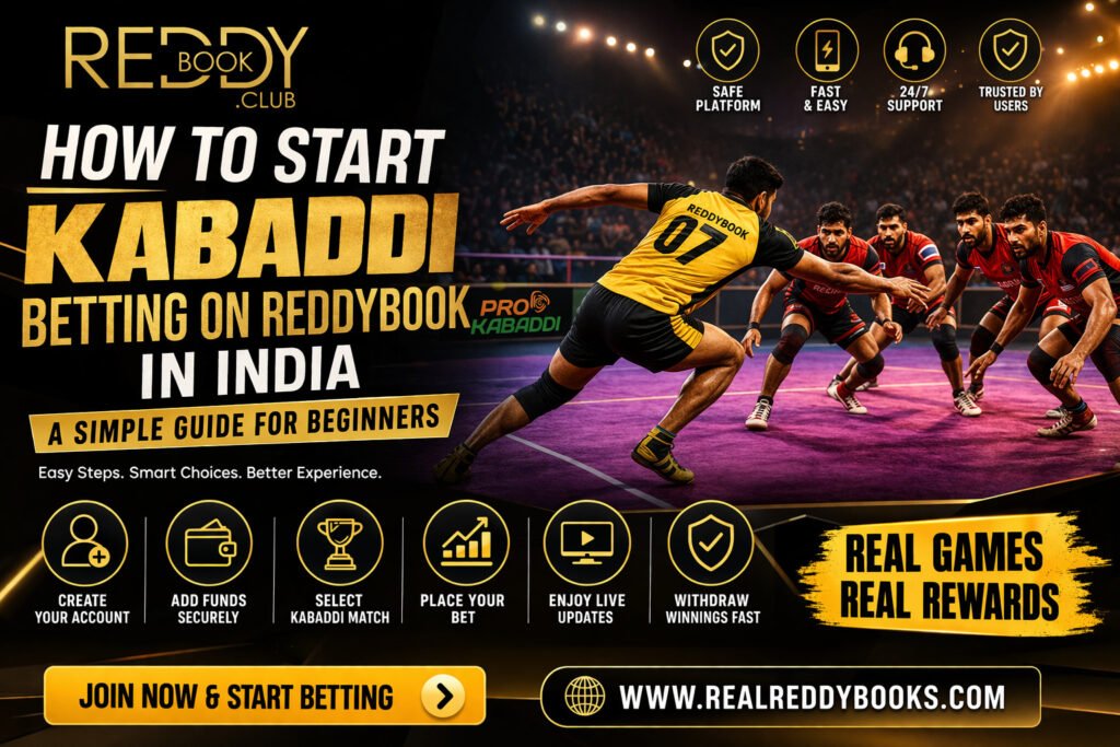 How to Start Kabaddi Betting on Reddybook