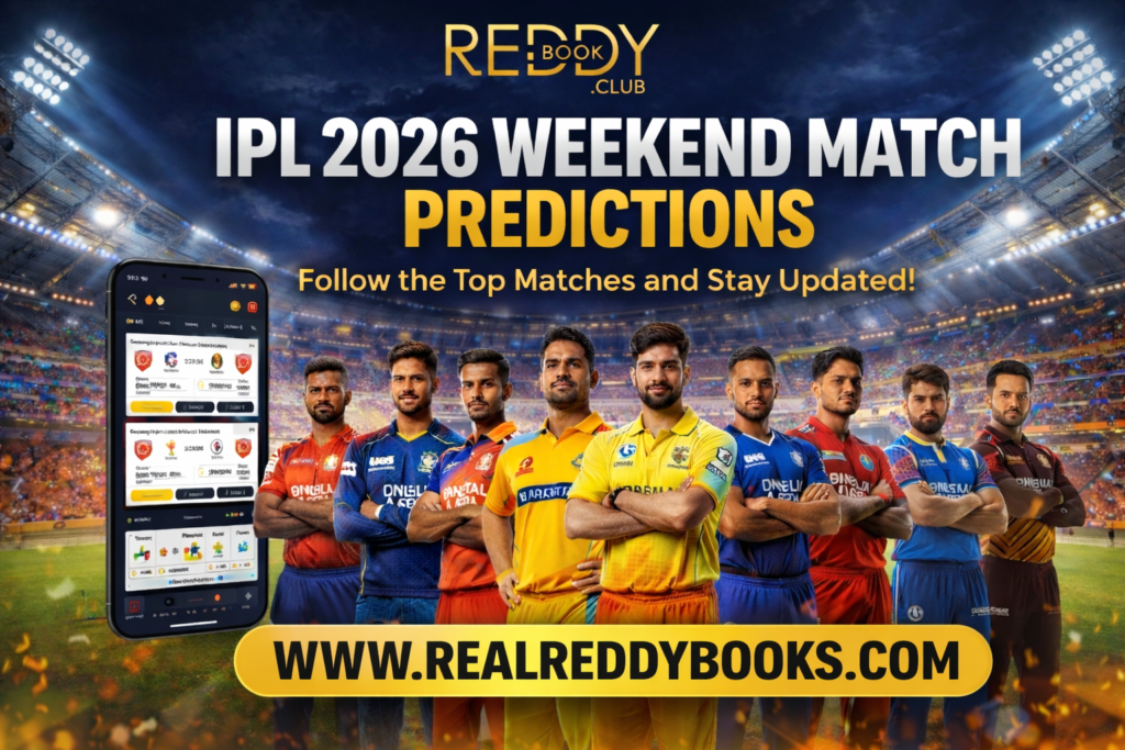 Reddy book CLUB Guide (April 11–12) IPL 2026 Weekend Match Predictions