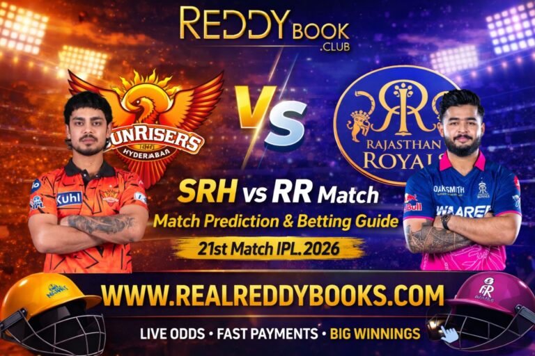 Reddy Book Prediction SRH vs RR 21st Match IPL 2026