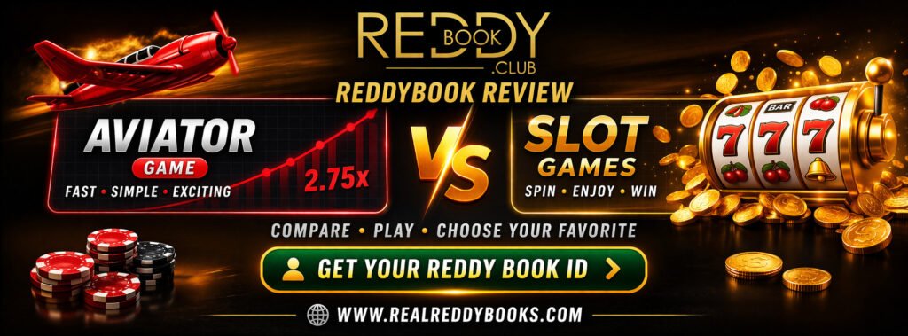 Reddybook Review Aviator Game vs Slot Games hero image