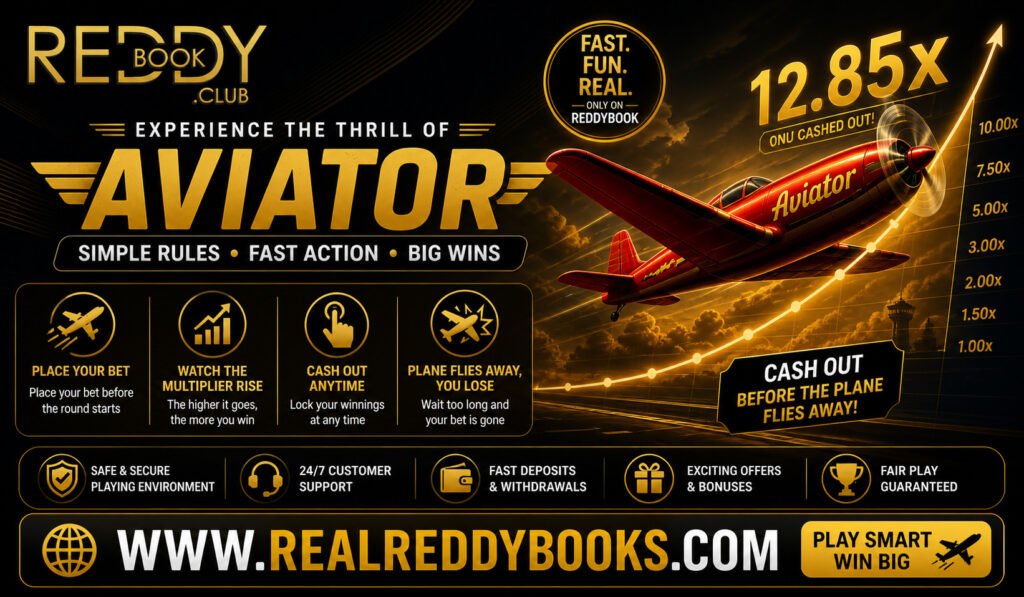 Reddybook Aviator Rules Explained in Simple Language