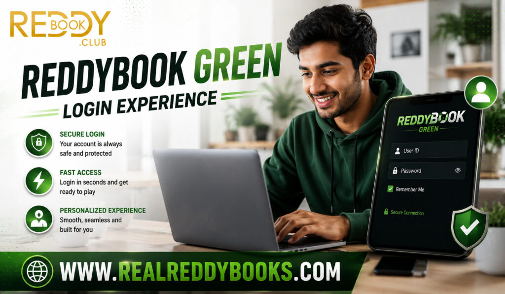 Reddybook Green Login Experience