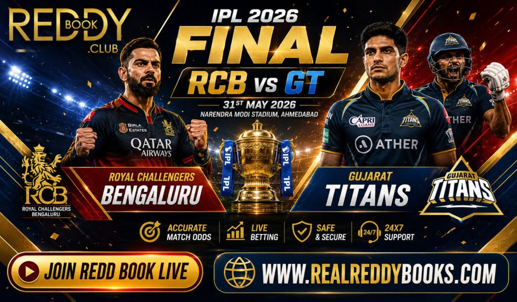 Reddybook IPL 2026 Final Guide Can RCB Finally Lift the Trophy Against Gujarat Titans
