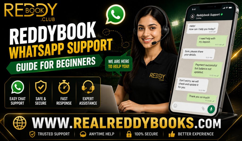 Reddybook WhatsApp Support Guide for Beginners
