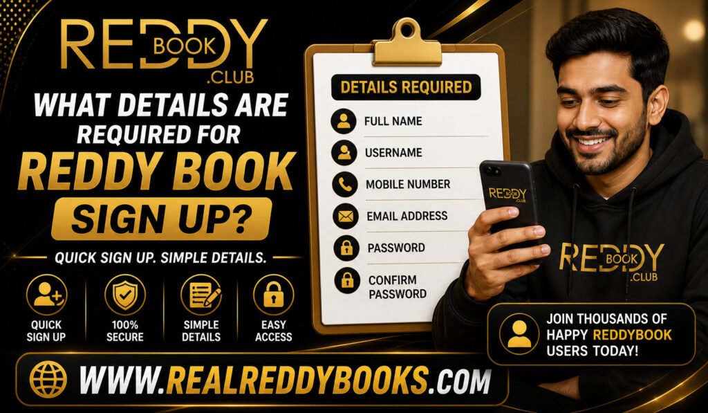 What Details Are Required for Reddy Book Sign Up