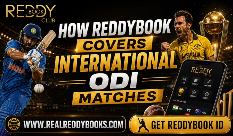 How Reddybook Covers International ODI Matches